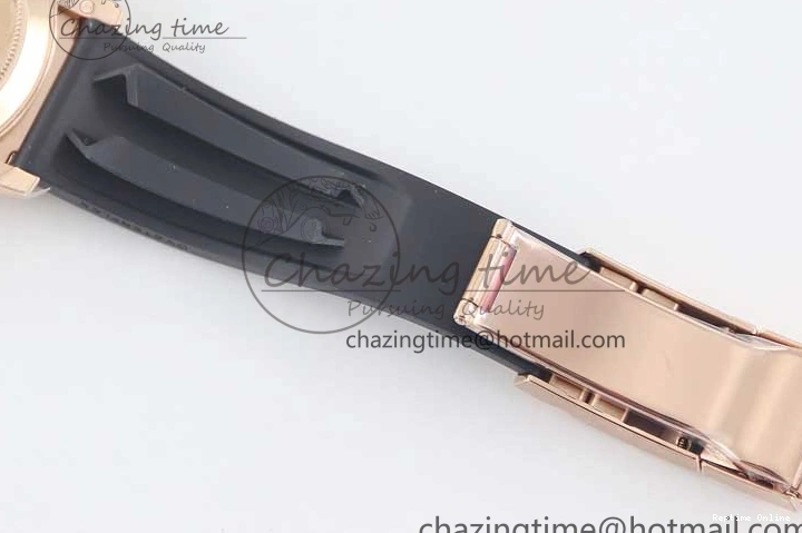 0202 WrinkleFree Daytona 116515 RG TWF 1:1 Best Edition 904L Steel RG Black Dial on Oysterflex Strap A 2417